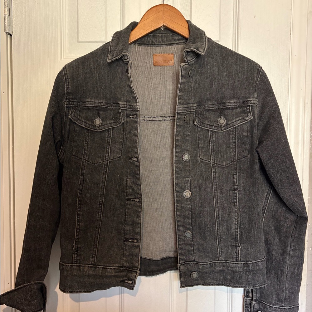 Judy Blue Charcoal Denim Jacket